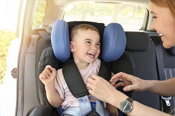 viajar de carro com crianças